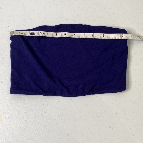 Free People New! Intimately Blue Tube Top Size M Soft Stretchy Beach Layering - Picture 6 of 8